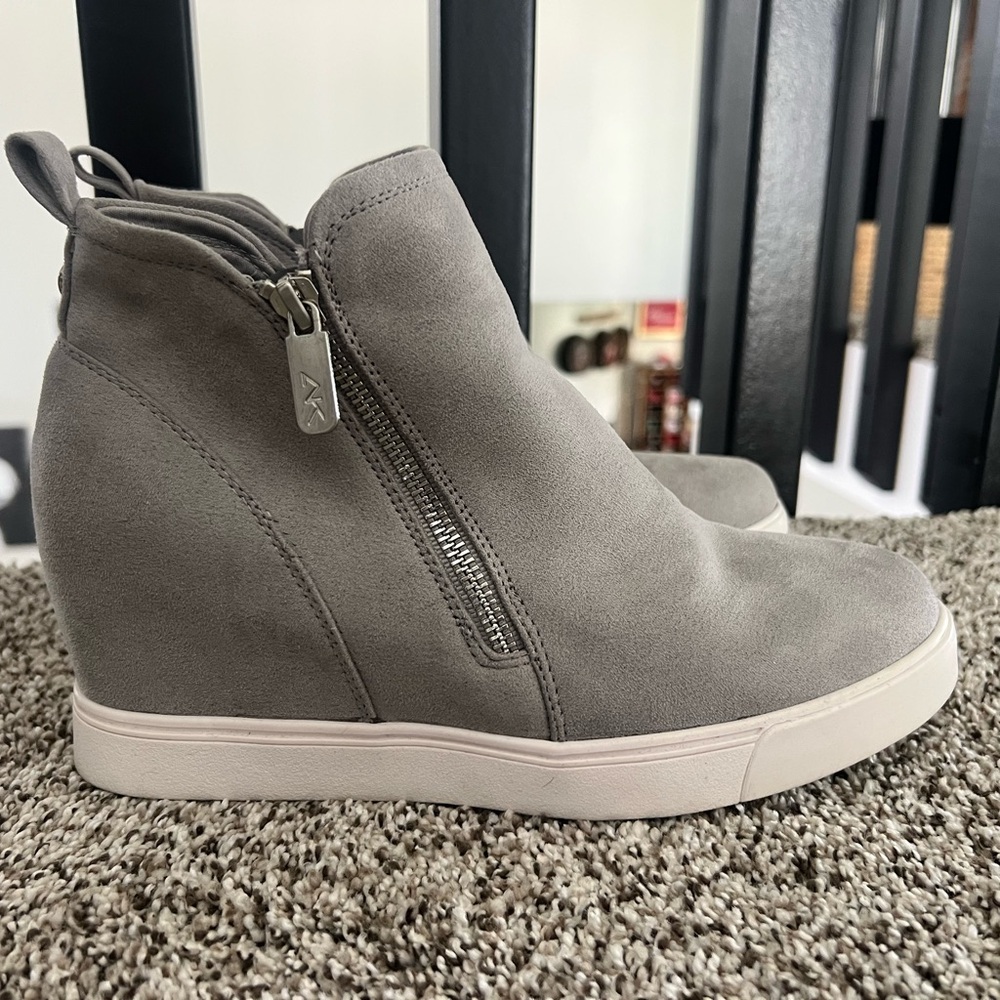 Anne Klein Sport Gray Wedge Shoes